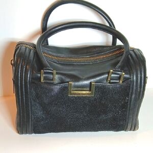 Via Spiga Black Satchel Bag